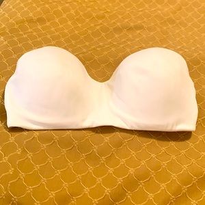 Strapless White Bra